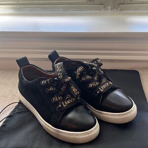 Lanvin collection suede shoes
